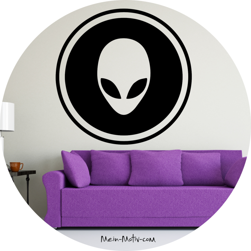 Preview: Wandtattoo 46221 Alien umkreist